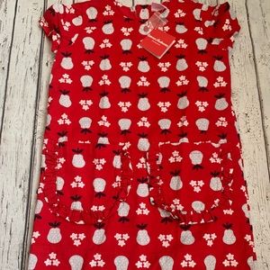 New floral and pear dress